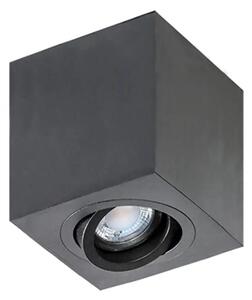 Modern spotlámpa Brant SQ IP44 fekete