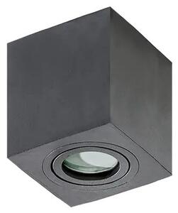Modern spotlámpa Brant SQ IP44 fekete