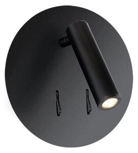 LED fali lámpa Faro fekete