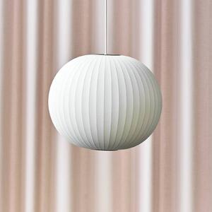 HAY Nelson Ball Bubble függőlámpa M Ø 48,5 cm Bubble, dimmelhető, Fehér / opál, Nappali / Étkező, Műanyag, Dizájn