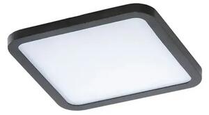 Spotlámpa Slim 15 Square 3000K Ip44 fekete gipszkartonhoz
