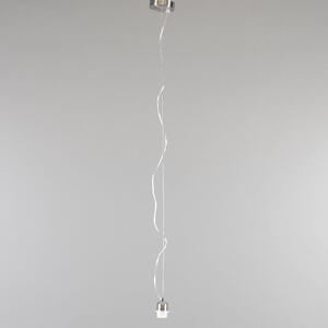 Modern függesztett lámpaacél, 45 cm fekete árnyalattal - Cappo 1