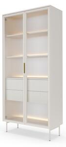 LIMU 91 2D2S magas vitrin - kasmír / arany