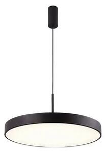 Modern LED csillár Marcello 40 Cct fekete távirányítóval