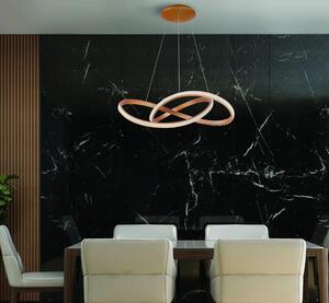 LED-es szabályozható csillár Infinity 80 Cct arany távirányítóval