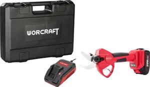 Olló Worcraft CSC-S20LiBP ShareSYS, 20V Li-Ion, kerti, akkumulátoros, ágvágó, cut.30 mm, 1x 2.0 Ah a