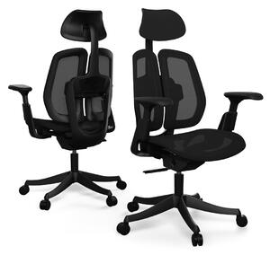 Ergonomikus irodai szék Liftor Active, fekete (háló)