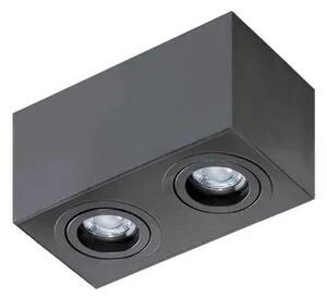 Modern spotlámpa Brant 2 SQ fekete