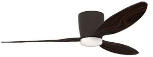 Mennyezeti ventilátor Veneti CCT bronz/dió, szabályozható LED-del
