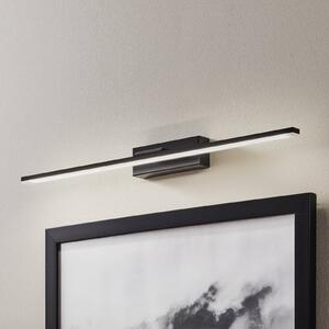 MCJ LED fali lámpa Miroir 60 cm fekete 4000K, Fekete, Fürdőszoba, Alumínium, Modern