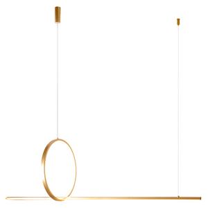 LED modern csillár Pelle-3 szabályozható arany