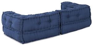 Moduláris Puff Indigo 140x70x36 Textil