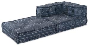Modular Puff Indigo 70x70x54 Szövet