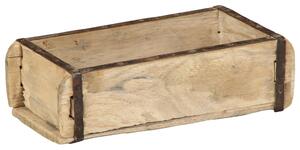 Tálca 30x15x9 cm Masszív Fa Újrahasznosított