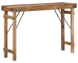 Konzolasztal 110x35x76 cm Tömör Újrahasznosított Fa