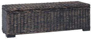 Tároló Doboz tárolóval Fekete 110 x 35 x 45 cm