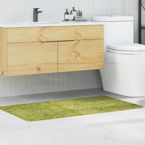 Fürdőszőnyeg Téglalap Zöld 70x120 cm Polipropilén Csúszásgátló