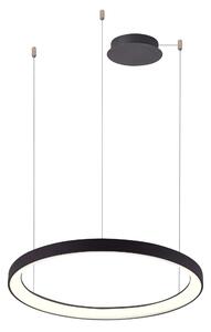 Modern LED-es csillár Agnes 48, szabályozható fekete