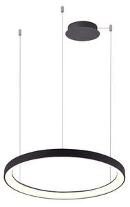 Modern LED-es csillár Agnes 78, szabályozható fekete
