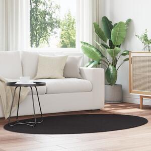 VidaXL Huarte Fekete Szőnyeg 120x170 cm Ovális