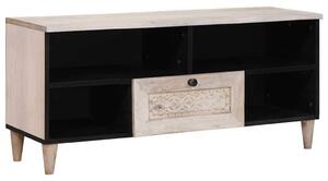 TV egységek fiókkal polcokkal Fehér 105 x 33 x 46 cm Faanyag