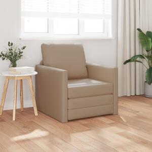 VidaXL Kanapéágy 60cm Cappuccino Mübőr