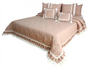 Vintage antik rózsaszín ágytakaró Szélesség: 220 cm | Hossz: 240 cm