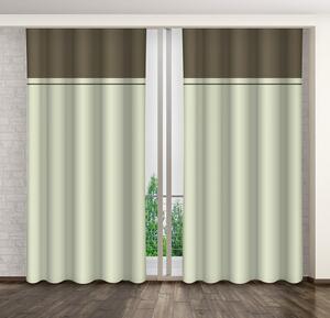 Elegáns kétszínű dekoratív sötétítő függöny Hossz: 250 cm