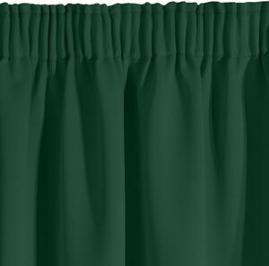 Zöld sötétítő függöny csíptetős felfüggesztéssel 135 x 270 cm
