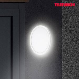 LED kültéri fali lámpa Nizza, Ø 28cm, fehér, 4,000K