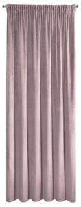Rózsaszín dekoratív sötétítő függöny bársonyos anyagból Hossz: 270 cm