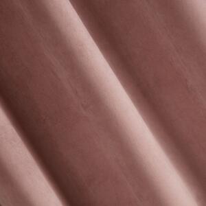 Stílusos rózsaszín sötétítő függöny ringlivel Hossz: 250 cm