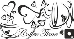Konyhai falmatrica Coffee Time 50 x 100 cm