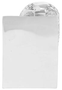 Könyvtámaszok 2 db Ezüst 7x9x11 cm Alumínium Bagoly