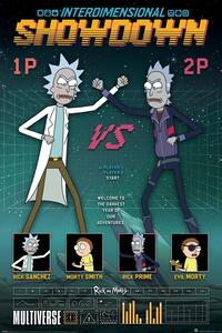 Plakát Rick and Morty - Showdown, (61 x 91.5 cm)