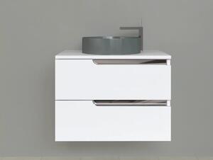 Piramida EURIDIKA fali fürdőszobabútor - mosdópult mosdó nélkül -2 fiókos - 75 x 48 x 53 cm