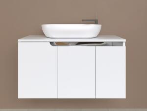 Piramida EURIDIKA fali fürdőszobabútor - mosdópult mosdó nélkül - 3 ajtós - 100 x 48 x 53 cm