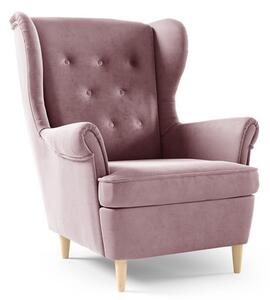 Fotel 190 VICTORIA Rózsaszín
