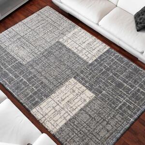 Univerzális modern szőnyeg szürke színben Szélesség: 120 cm | Hossz: 170 cm