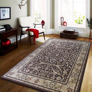 Barna vintage szőnyeg nappaliba Szélesség: 160 cm | Hossz: 220 cm
