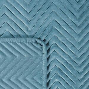 Luxus dekoratív ágytakaró kék ágyon Szélesség: 200 cm | Hossz: 220 cm