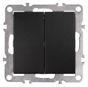 Kettős Kapcsoló OSTE JNH007-W BLACK