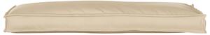 Pallet Párna Pad Bézs 110x40x8 cm Oxford Anyag
