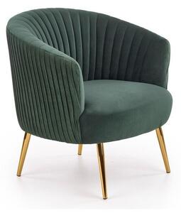 Fotel Houston 824, Kárpit, 80x78x72cm, Sötétzöld