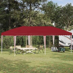 VidaXL Parti sátor 575 x 290 x 245 cm Burgundi