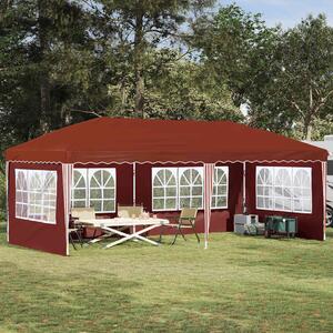 VidaXL Parti sátor 575 x 289 x 245 cm Terrakotta