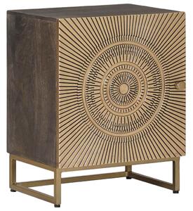 VidaXL Éjjeliszekrény Bronz 40 x 30 x 50 cm