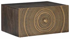 VidaXL Éjjeliszekrény Bronz 40 x 30 x 20 cm