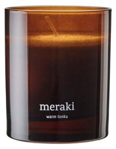 Szója illatú gyertya Meraki Meleg Tonka 200 g