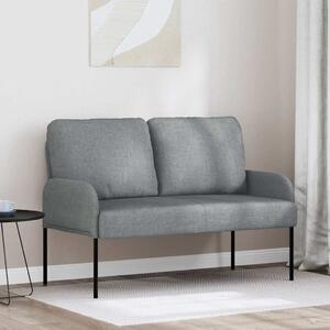VidaXL Kanapék párnával 110cm Világosszürke Furnér